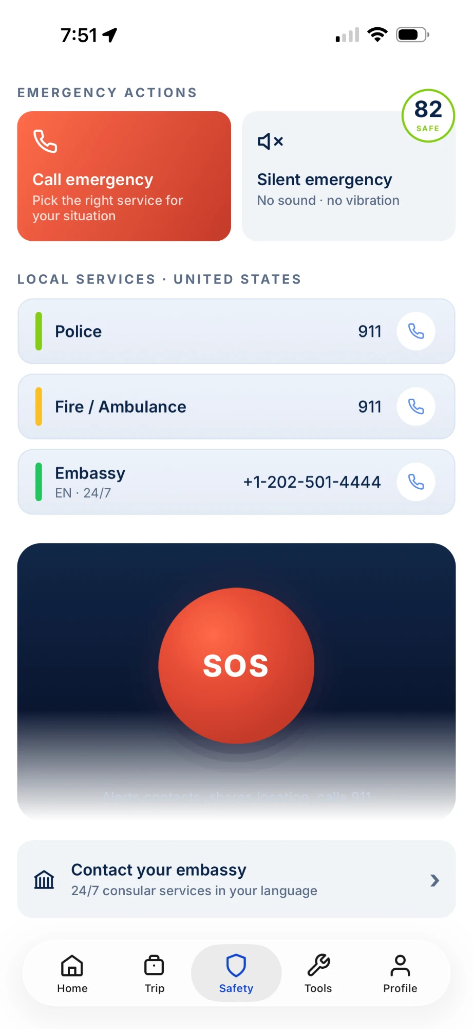 Safety & SOS preview